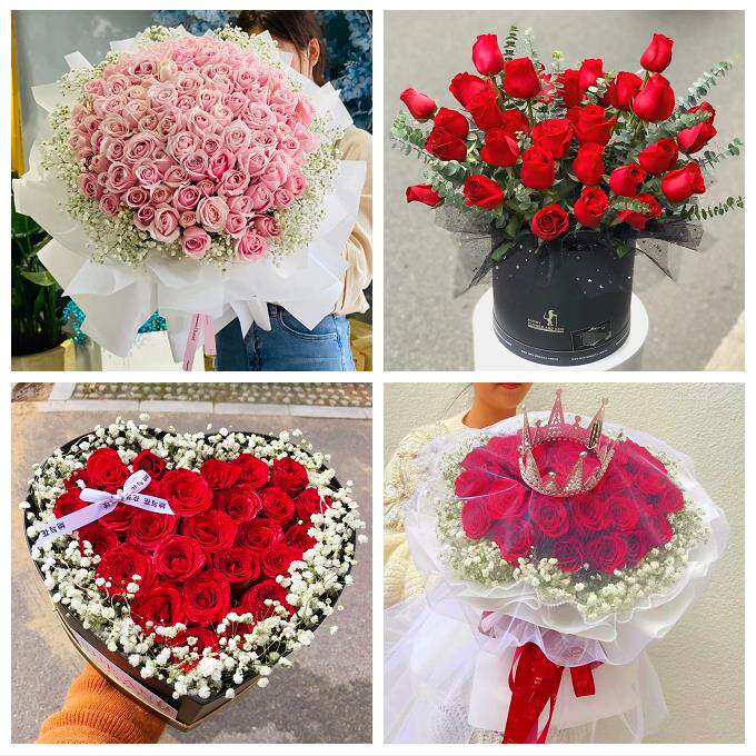 北京市房山区东风迎风星城街道同城鲜花店纪念日送玫瑰花女友生日