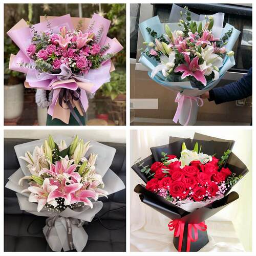 送南平市延平区建阳区顺昌县同城鲜花店订玫瑰百合送女友老婆生日