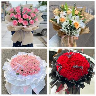 湖北省荆门市沙洋县钟祥市附近同城鲜花店送11朵33枝玫瑰表白女友