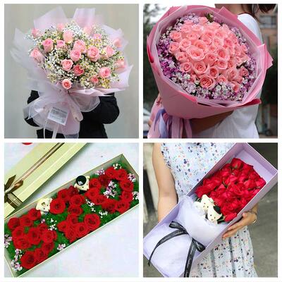 玫瑰花束表白女友老婆生日湛江遂溪徐闻县廉江雷州吴川同城鲜花店