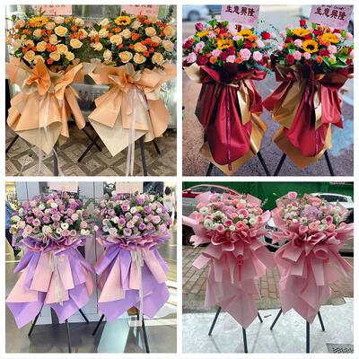 送周口市沈丘县郸城县淮阳县同城鲜花店新店开业花篮公司乔迁开张