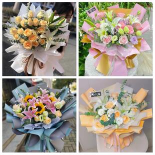 石嘴山市大武口惠农区平罗县同城鲜花店订玫瑰百合送女友老婆生日