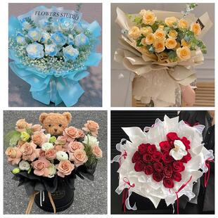 上海市浦东新区高行高东张江同城鲜花店情人节送老婆玫瑰表白女友