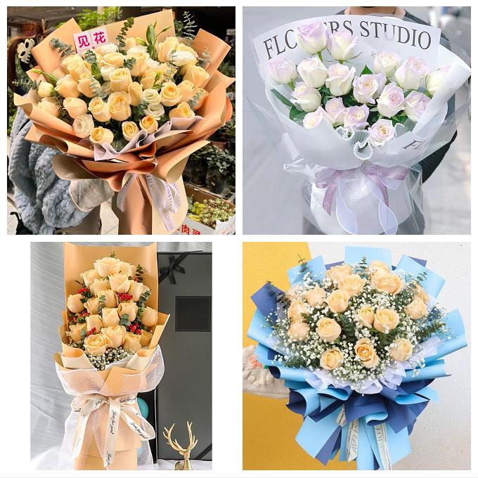 重庆市潼南荣昌区梁平城口县同城鲜花店脱单表白玫瑰花束送女朋友