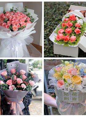 安徽六安市金安区裕安区叶集区同城鲜花店送11朵33枝玫瑰表白女友