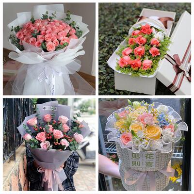 安徽六安市金安区裕安区叶集区同城鲜花店送11朵33枝玫瑰表白女友