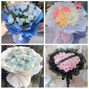 山东济南市历下区市中区槐荫区同城鲜花店订情人节玫瑰送女友老婆