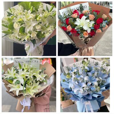 商丘宁陵柘城虞城夏邑永城市同城鲜花店玫瑰百合花束送老婆女朋友