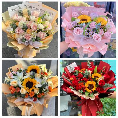 廊坊市安次广阳区固安永清县同城鲜花店玫瑰向日葵绣球送朋友生日