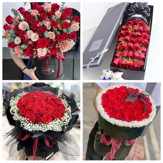 南充市顺庆高坪嘉陵区阆中市同城鲜花店三八玫瑰送闺蜜女朋友老婆