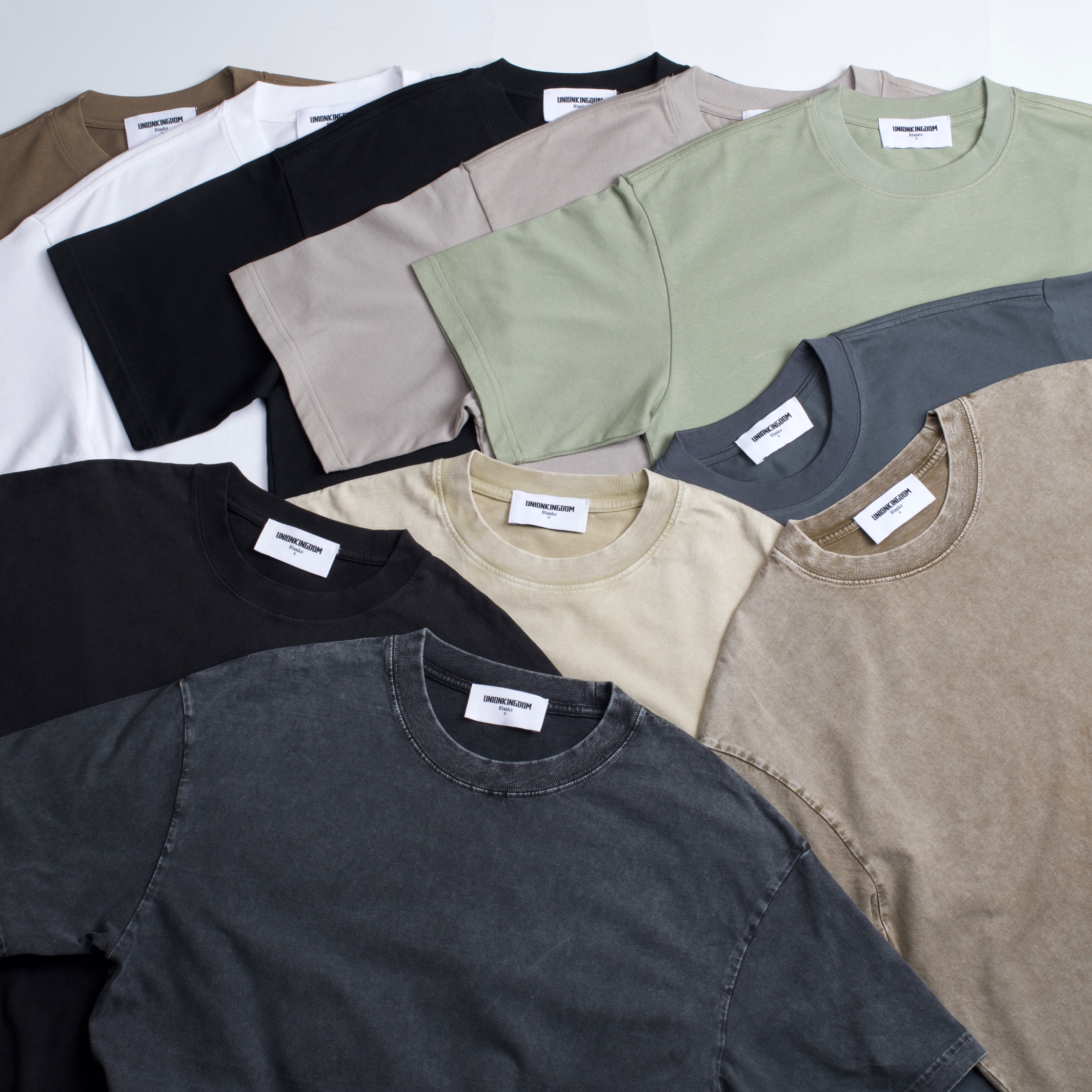 Item Thumbnail for High Quality 220g/250g/280g/320g blanks tee independent American style solid color short sleeves