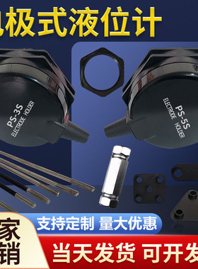 304电极式液位计PS-3S液位继电器5S控制器PS-4S水位开关M6纯钛316