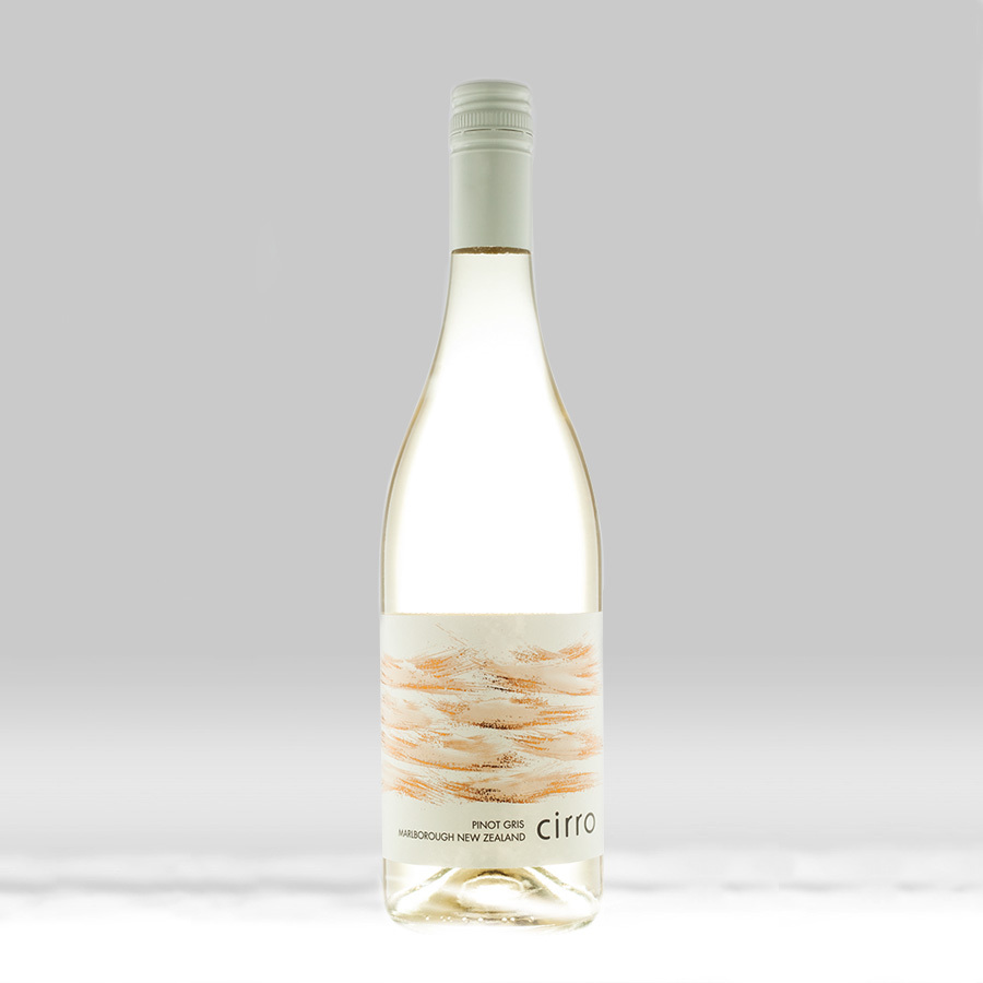 餐前酒推荐 新西兰葡萄酒cirro卷云灰皮诺干白 酸度清脆 清新质感