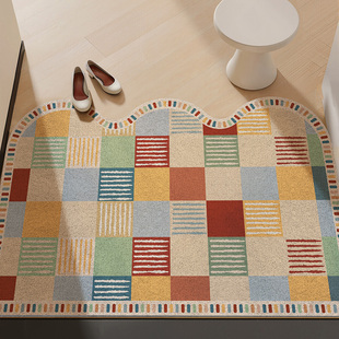 家用丝圈入户门地垫玄关脚垫可裁剪地毯门口进门耐脏防滑免洗垫子