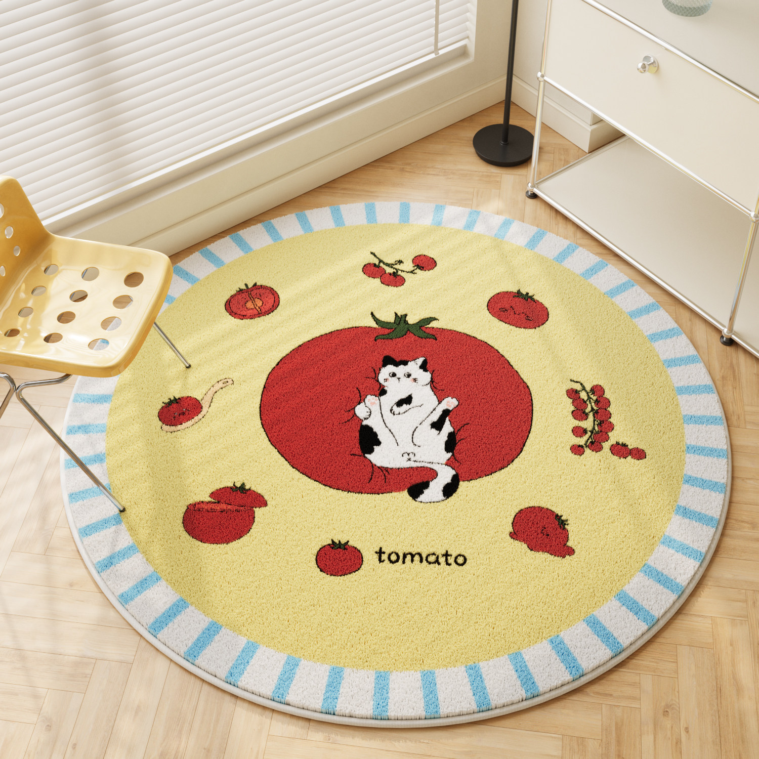 圆形地垫儿童房阅读区垫子学习桌电脑椅子垫卧室地毯摇摇椅垫子,居家布艺,地毯,淘宝优惠券,粉丝福利购,淘宝优惠卷