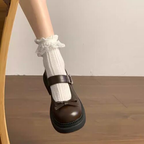 日系jk小皮鞋女2025新款