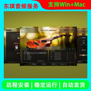 Session Ukulele KONTAKT 尤克里里音源扫弦/独奏/恰朗戈琴音色库