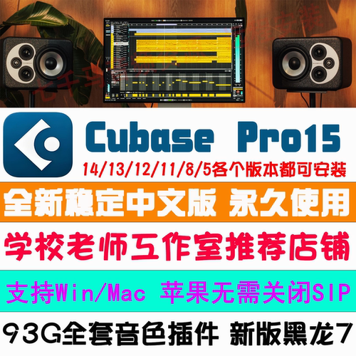 Cubase编曲宿主中文版远程安装