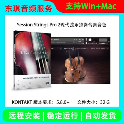 流行工作室弦乐Session Strings Pro 2 流行独奏合奏弦乐音色