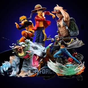 海贼王周边顶上决战路飞索隆大号火拳艾斯手办摆件人偶玩具礼物品