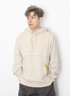 adlib香港 潮牌男士春秋品牌logo鱼仔绣花双层帽子长袖卫衣 SW472