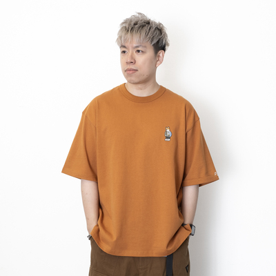 adlib香港 青春潮牌时尚流行短袖 棒球褛P仔图案绣花Tee TP1242