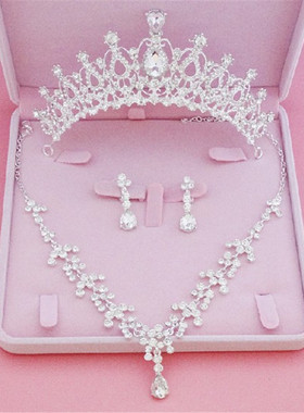 新娘项链头饰婚纱敬酒饰品首饰