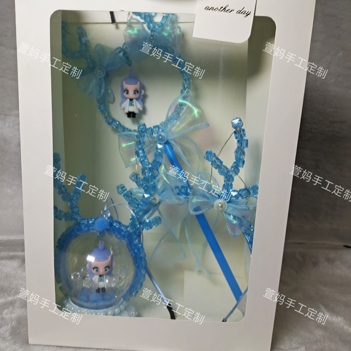 成品套盒手工制作儿童生日礼物哪吒敖丙魔法棒发箍小夜灯包邮包邮