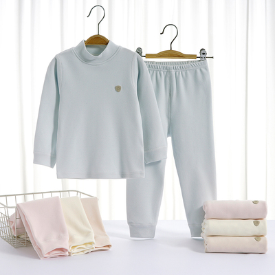 儿童双面德绒秋衣秋裤套装80-160码中小童秋冬保暖睡衣男女童内衣