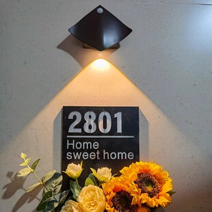 感应壁灯免接线充电款射灯小夜灯楼梯走廊过道玄关入户门牌感应灯