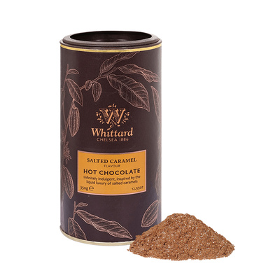 24年新货Whittard英国进口海盐焦糖热巧克力粉350g装可可粉烘培