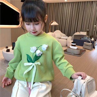 【清仓】秋冬女童卫衣衫网红款时尚童装洋气百搭女孩宝宝长袖上衣