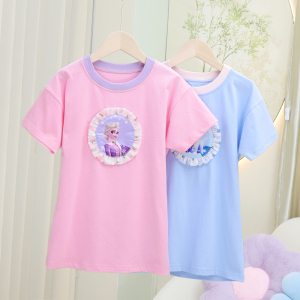 夏季新款女童纯棉连衣裙公主裙甜美天仙女孩洋气百搭宝宝时尚裙子