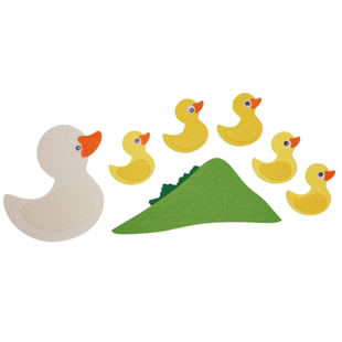 five little ducks五只小鸭子歌曲拓展活动教具歌曲互动练习