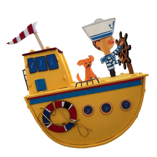 A Sailor went to sea 船员3D立体模型歌曲教学教具绘本故事道具