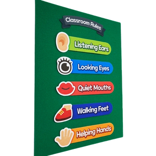 班级规则墙贴课堂管理教室环创布置装饰classroom rules diy装饰