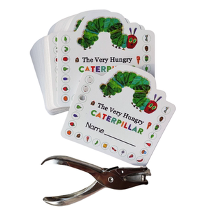 学生奖励积分卡打孔卡班级课堂管理教具好饿毛毛虫记分卡