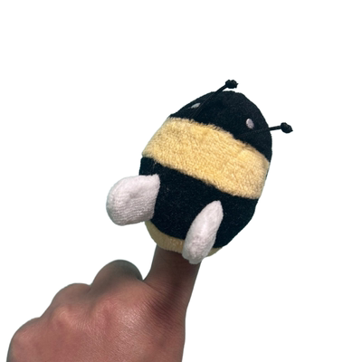 play along小蜜蜂手指偶little bee互动小玩偶