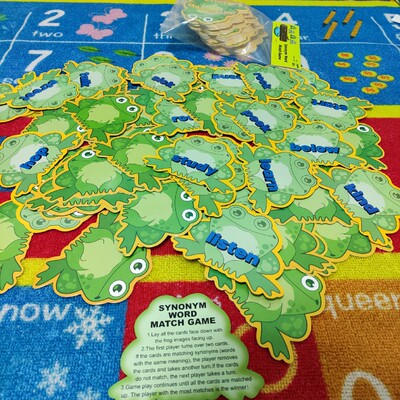 英语语法游戏同义词配对桌游儿童游戏board games