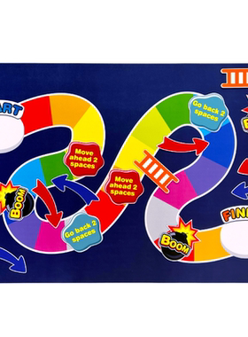 蛇形棋游戏毛毡板snake and ladder board game课堂游戏教具