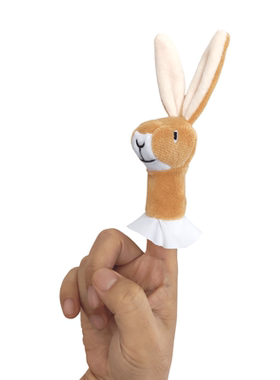 guess how much i love you兔子手指偶绘本教具