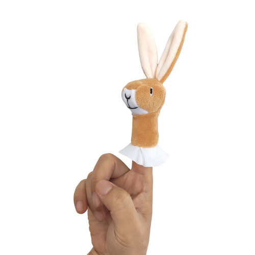 guess how much i love you兔子手指偶绘本教具