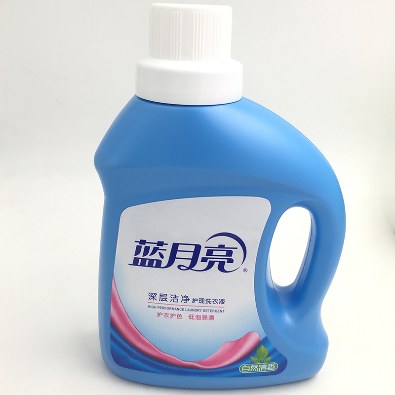 假一罚十 正品3kg蓝月亮深层洁净护理自然香型洗衣液3