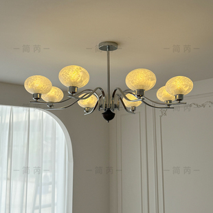 简芮 客厅大灯 柿子中古客厅吊灯魔豆吊灯高级感吊灯2025年新款
