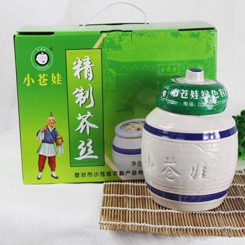 正宗登封小苍娃原味芥菜丝罐装手工芥丝小仓娃芥菜丝下饭菜