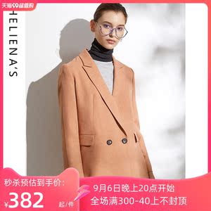 海兰丝2022早春新品同款休闲西装外套女气质修身长袖短外套