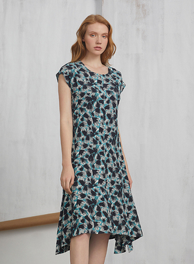 海兰丝 奢睿 女装 短袖连衣裙 商场同款 春夏新品S212OP37连衣裙