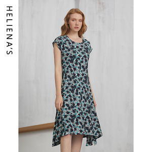 海兰丝奢睿 女装 短袖连衣裙 商场同款 春夏新品S212OP37连衣裙