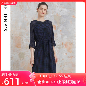 海兰丝连衣裙 法式复古碎花泡泡袖连衣裙独特别致短裙女2023新款