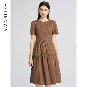 海兰丝连衣裙 夏季女装显瘦高级感法式温柔小众梨形身材连衣裙子